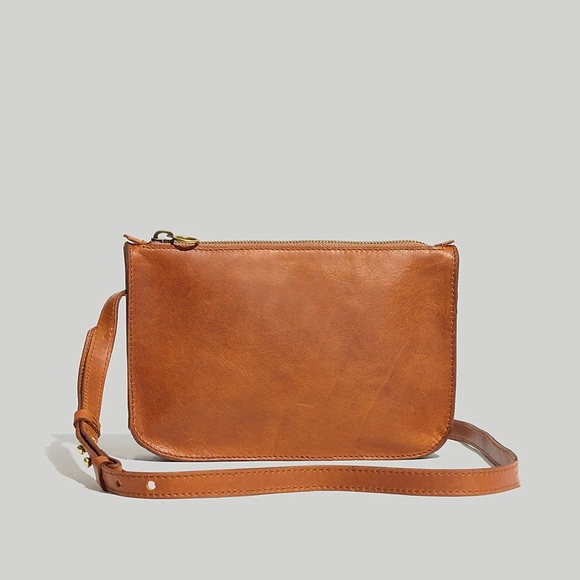 Madewell Bags Madewell Simple Leather Crossbody In English Saddle